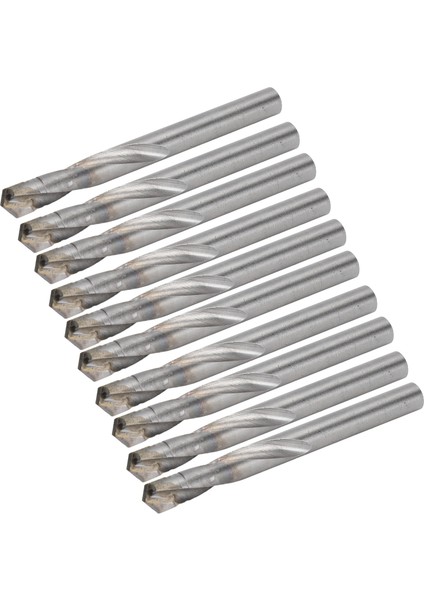 10 Adet Büküm Matkap Tungsten Çelik Gravür Freze Kesici Cnc Freze Uçları 9mm (Yurt Dışından)