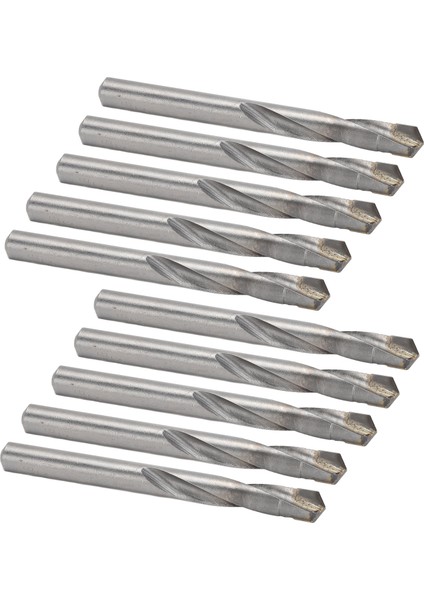 10 Adet Büküm Matkap Tungsten Çelik Gravür Freze Kesici Cnc Freze Uçları 9mm (Yurt Dışından)
