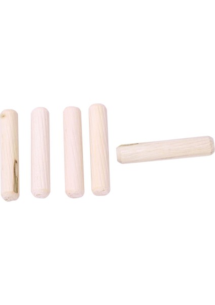 100 Paket Ahşap Dübel Pimleri Ahşap Fırın Kurutulmuş Yivli ve Eğimli (Yurt Dışından)