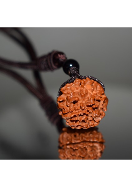 Hobborn Klasik Nepal Rudraksha Kadın Kolye Doğal Boncuklu El Yapımı Erkekler Buda Meditasyon Kolye Kolye Charm Takı (Yurt Dışından)