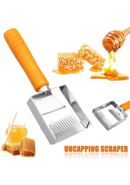 Paslanmaz Çelik Arı Kovanı Kapağını Açan Bal Çatal Kazıyıcı Kürek Beekeepin (Yurt Dışından) modelleri