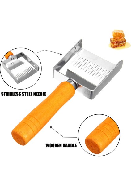 Paslanmaz Çelik Arı Kovanı Kapağını Açan Bal Çatal Kazıyıcı Kürek Beekeepin (Yurt Dışından) fırsatları