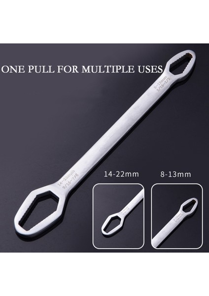 8-22MM Bisiklet Araba Motosiklet Cırcır Tamir Anahtarı Gözlük Evrensel Anahtarı Ayarlanabilir (Yurt Dışından) fırsatları