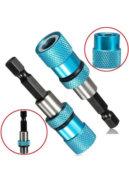 Elektrikli Matkap Tornavida Için 1/4 Hex Shank Manyetik Bit Tutucu Uzatma Çubuğu (Yurt Dışından)