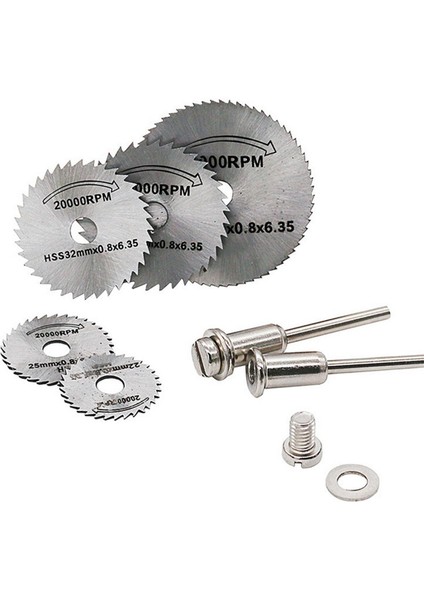 Adet Set Mini Hss Dairesel Testere Bıçağı Döner Aracı Metal Kesici Elektrikli Alet Seti Karşılaşma (Yurt Dışından)