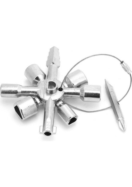 10 In 1 Çok Fonksiyonlu Elektrikçi Tesisatçı Çapraz Anahtar Kare Üçgen Anahtar Anahtarı (Yurt Dışından) fırsatları