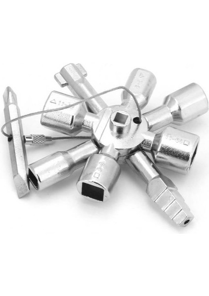 10 In 1 Çok Fonksiyonlu Elektrikçi Tesisatçı Çapraz Anahtar Kare Üçgen Anahtar Anahtarı (Yurt Dışından) indirimleri