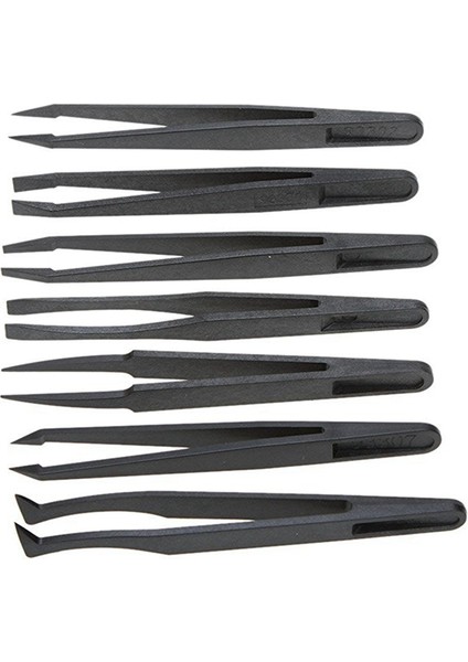 21 Adet Siyah Plastik Antistatik Düz Tabanlı Üst Uç Cımbız El Alet Seti (Yurt Dışından) fiyatları