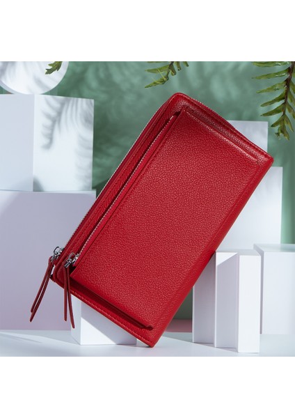 Locikeiy Bayanlar Fermuar Çanta Büyük Kapasiteli Pratik El Cüzdanı Kadın Pu Moda Kadın Uzun Bölüm Cüzdan Kadın Cüzdan (Yurt Dışından) fırsatları