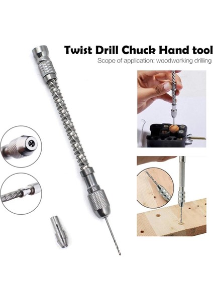 Mini Spiral El Matkabı Tam Metal El Büküm Matkap Manuel Delme Aleti Sevıch (Yurt Dışından)