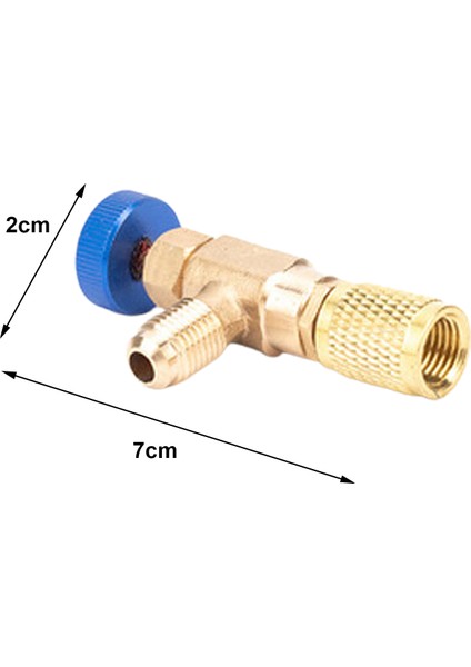 Soğutucu Emniyet Valfi Güvenli 1/4 5/16 Inç Klima Soğutma Şarj Adaptörü (Yurt Dışından) indirimleri