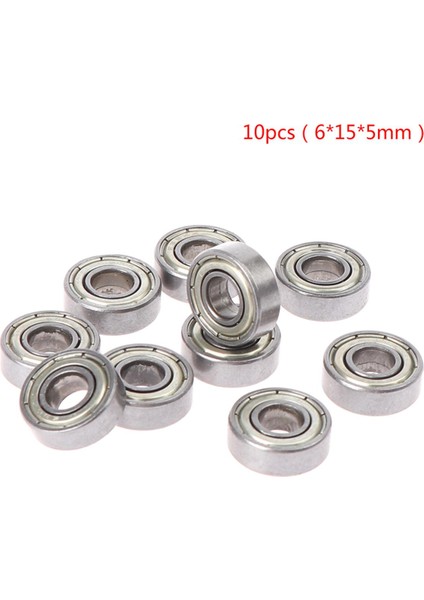 10 Adet Sabit Oluk Küresel Karbon Çelik Minyatür Rulmanlar 696ZZ (Yurt Dışından)
