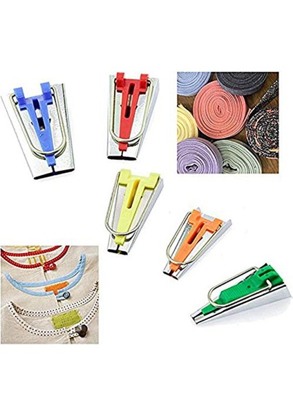 [sıcak] Dikiş Makinesi Parçaları Tip Yapımcısı Seti 5 Boyutu 6mm 9mm 12MM 18MM 25MM Kumaş Biye Bandı Makinesi Dıy Dikiş Aksesuarları (Yurt Dışından) fiyatları