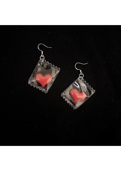 Kore Reçine Tatlı Şeker Çanta Küpe Charms Kolye Meyve Kurabiye Yüzen Dıy Zanaat Fit Kulak Klipsi Takı Aksesuar El Yapımı (Yurt Dışından)