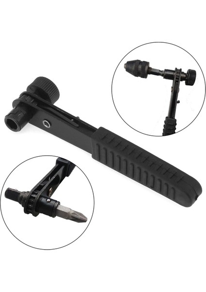 Mini Hızlı Cırcır Soket Çelik Anahtarı 1/4 Inç 6.35MM Tornavida Çubuk El Aleti (Yurt Dışından)