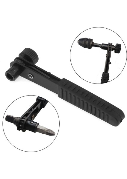 Mini Hızlı Cırcır Soket Çelik Anahtarı 1/4 Inç 6.35MM Tornavida Çubuk El Aleti (Yurt Dışından)
