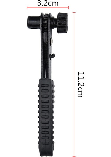Mini Hızlı Cırcır Soket Çelik Anahtarı 1/4 Inç 6.35MM Tornavida Çubuk El Aleti (Yurt Dışından)