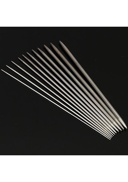 55 Adet 2mm-6.5mm Paslanmaz Çelik Çift Sivri Uçlu Tığ Örgü Örgü Iğneleri (Yurt Dışından) modelleri