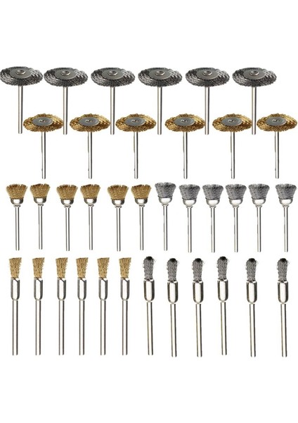 Jınmy- 36 Adet Bakır Tel Parlatma Çarkı Fırçası D Tam Set ve 1 Takım 42 Inç 107 cm Kablolu Taşlama Elektrikli Flex Esnek Mil (Yurt Dışından) modelleri