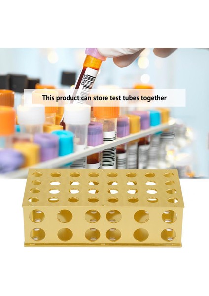 Laboratuvar Için Tüp Rafı Çoklu Delikli Pas Önleyici Alüminyum Santrifüj Tüpü Tutucu (Yurt Dışından) modelleri