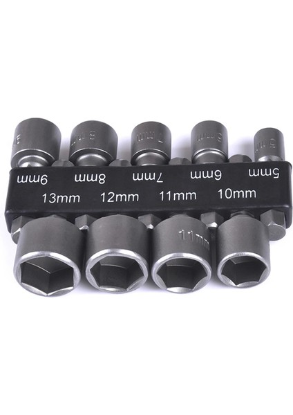5-13MM Çelik Güç Somun Anahtarı Matkap Ucu Seti 1/4 (Yurt Dışından)