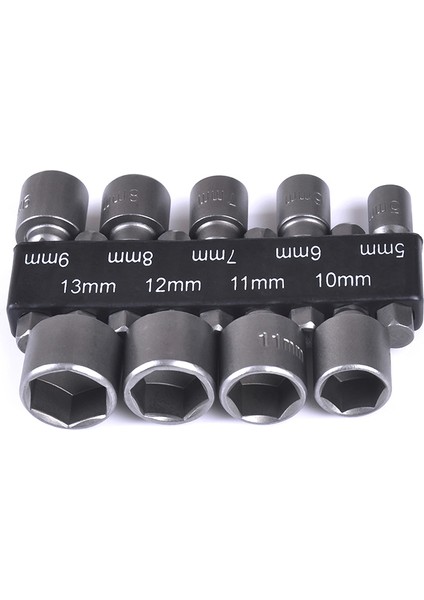 5-13MM Çelik Güç Somun Anahtarı Matkap Ucu Seti 1/4 (Yurt Dışından)