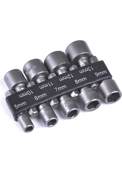 5-13MM Çelik Güç Somun Anahtarı Matkap Ucu Seti 1/4 (Yurt Dışından)