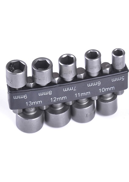 5-13MM Çelik Güç Somun Anahtarı Matkap Ucu Seti 1/4 (Yurt Dışından)