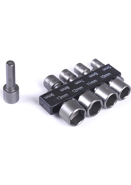 5-13MM Çelik Güç Somun Anahtarı Matkap Ucu Seti 1/4 (Yurt Dışından)