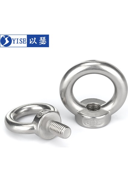 304 Paslanmaz Çelik Halka Kanca Vidası Halka Halka Cıvata Halka Vida Somunu M3M4M5M6M8M10 (Yurt Dışından) fiyatları