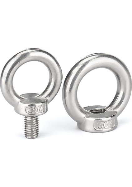 304 Paslanmaz Çelik Halka Kanca Vidası Halka Halka Cıvata Halka Vida Somunu M3M4M5M6M8M10 (Yurt Dışından) indirimleri