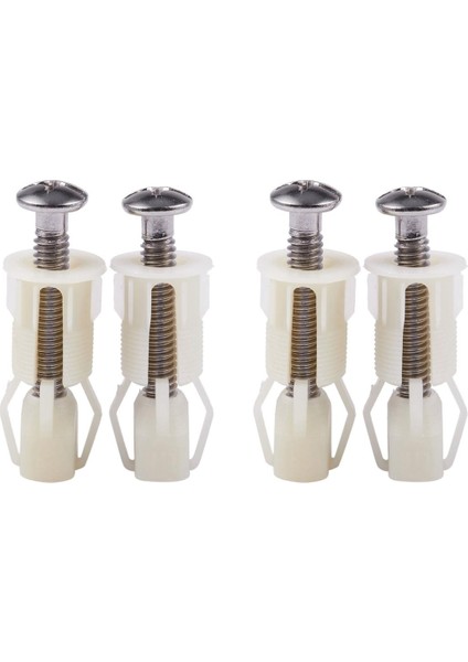 Adet Dıy Plastik Klozet Vidaları Sabitleme Fit Klozet Menteşeleri Tamir Araçları Tip ve Boyut: 4 38MM x 5mm (Yurt Dışından)