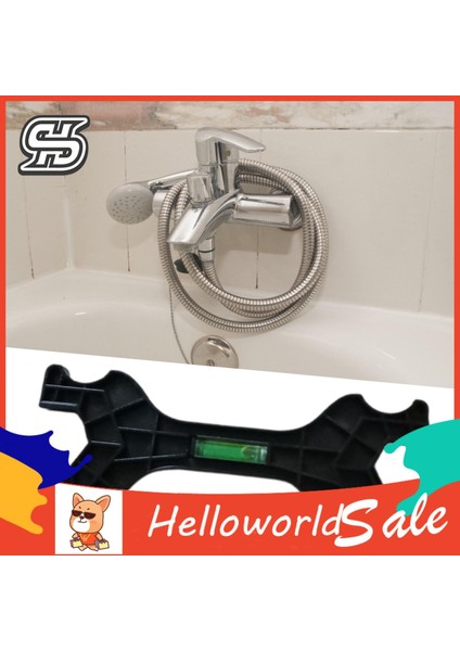 Helloworld Seviye Ölçerli Duş Anahtarı Çok Amaçlı Banyo Anahtarı (Yurt Dışından) fırsatları