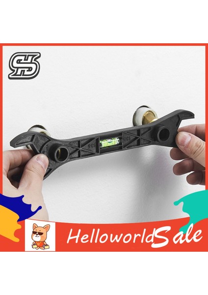 Helloworld Seviye Ölçerli Duş Anahtarı Çok Amaçlı Banyo Anahtarı (Yurt Dışından) indirimleri