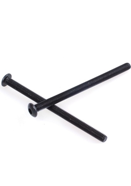 M3 x 45MM Alaşımlı Çelik Altıgen Soket Düğme Başlı Vidalar Siyah 20 Adet (Yurt Dışından) fırsatları
