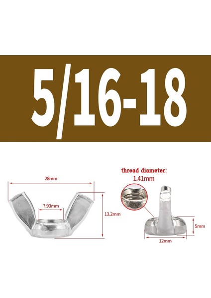 Kelebek Somunlar Beyaz Çinko Kaplama Karbon Çelik Ingiliz Sistemi Kelebek Tipi Kanatlı Thumb Somunlar (Yurt Dışından) indirimleri