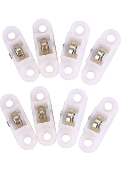 8 Adet Kapı Pencere Dolabı Tek Sürgülü Metal Makaralı Tekerlek 8mm Dmr. (Yurt Dışından) indirimleri