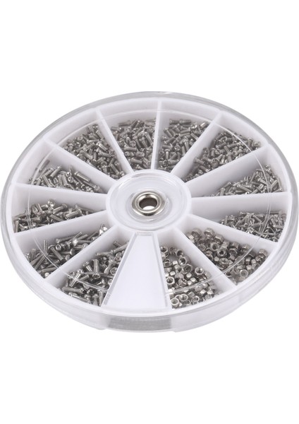 Beerıs 1000 Adet Paslanmaz Çelik Vida Seti Pc Gözlük Cep Telefonu ve 800 Adet Kendinden Vurarak Vida Çeşitleri Kiti M2 (Yurt Dışından) modelleri