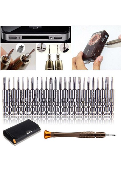 Lala 25 In 1 Torx Tornavida Onarım Aracı Seti iPhone Cep Telefonu Tablet Pc Için (Yurt Dışından)