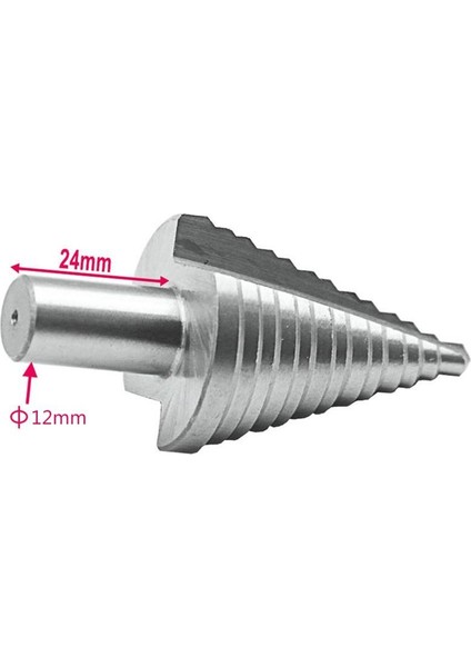 Yuvarlak Saplı 5-35MM Yüksek Hız Çeliği 13 Adımlı Matkap (Yurt Dışından)