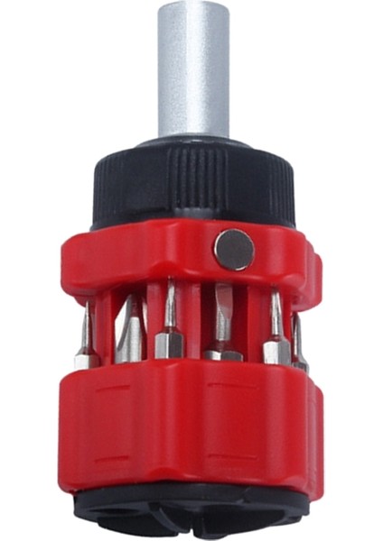 13 In 1 Takım Cırcır Tornavida Hassas Torx Hex Oluklu Çıkarılabilir Uçlar Çift Yönlü Dönme Kolu Taşınabilir El Aleti (Yurt Dışından)