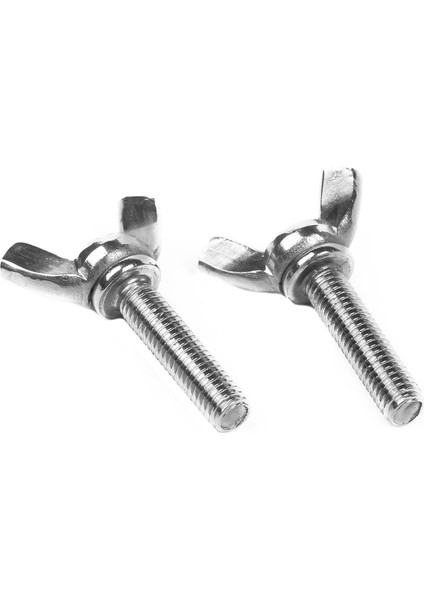 25 Adet Kanatlı Somun Vidası: 20 Adet Kanatlı Somun Kelebek Somun M3X0.5MM ve 5 Adet M5X20MM 20MM Geniş Kanat Başlı Vida Cıvataları (Yurt Dışından)