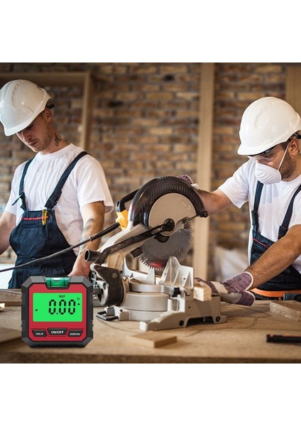 Dijital Iletki Açı Bulucu Seviye Inklinometre Manyetik 4*90° Inklinometre (Pilsiz) (Yurt Dışından) modelleri