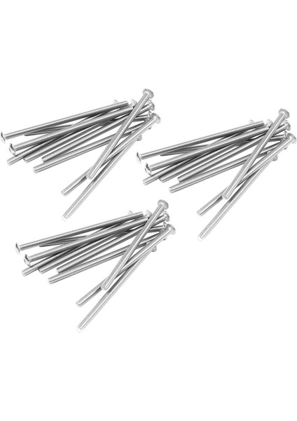 Paslanmaz Çelik Düğme Başlı Vida, Altıgen Soket Cıvata Tipi:m4 / 4mm Cıvata Boyutu:m4 x 75MM Paket Adedi:30 (Yurt Dışından)