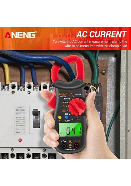 Dijital Kelepçe Multimetre Elektrik Gerilim Direnç Diyot Test Cihazı Ampermetre Voltmetre Ncv Metre ile Test Probu Arka Işık Profesyonel Aracı (Yurt Dışından) indirimleri