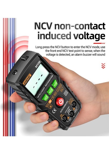 Dijital Akıllı Multimetre Transistör Test Cihazı 4000 Sayım Otomatik Ac/dc Akım Gerilim Test Cihazı (Pil Yok) (Yurt Dışından) fırsatları