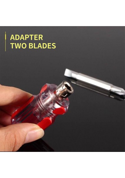 Düz Oluklu Phillips Kafa Donanım Aletleri Için Mini 2'si 1 Arada Kompakt Kısa Saplı Tornavida (Yurt Dışından) fiyatları