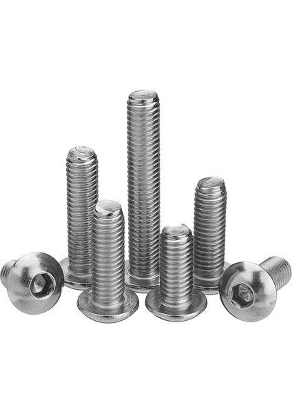 Geleneksel M5SH6 50 Adet M5 Paslanmaz Çelik Altıgen Soket Düğme Başlı Vida Cıvata 8-30MM Isteğe Bağlı UZUNLUK-14MM (Yurt Dışından) fiyatları