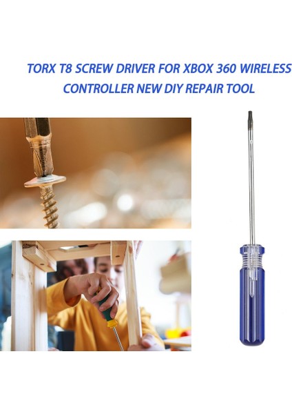 Ha Torx T8 Tornavida Xbox 360 Kablosuz Denetleyicisi Için Yeni Dıy Onarım Aracı-Mavi (Yurt Dışından) modelleri