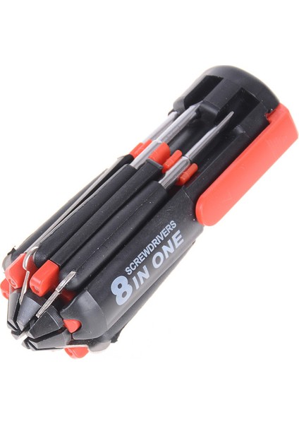 8 In 1 Çok Taşınabilir Tornavida 6 LED Torch Araçları ile Işıklı El Feneri Seti 0 0 0 0 0 El Aletleri Creek (Yurt Dışından)